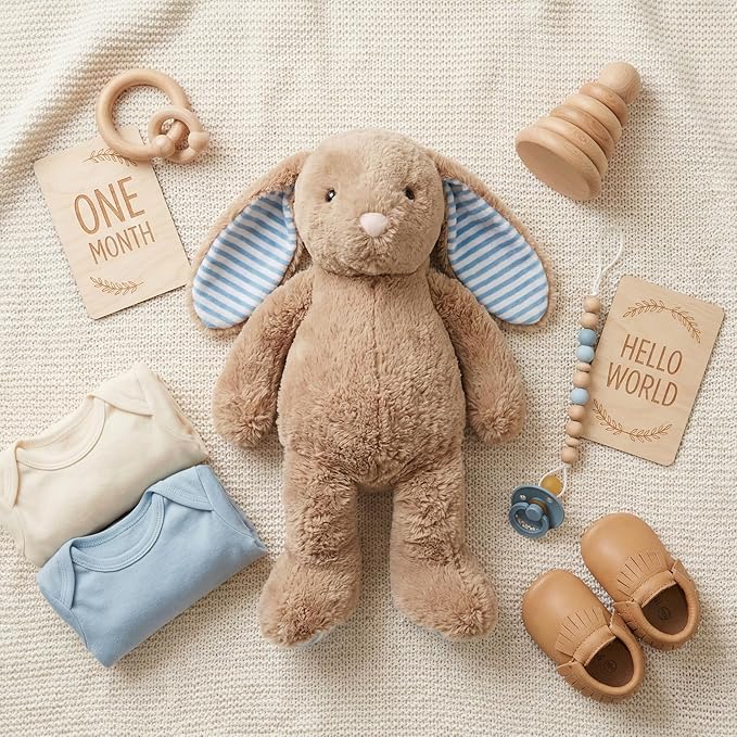 Rabbit Bunny Stuffed Animals Plush Toys for Kids Boys Girls Birthday Bedtime Christmas Easter Gifts