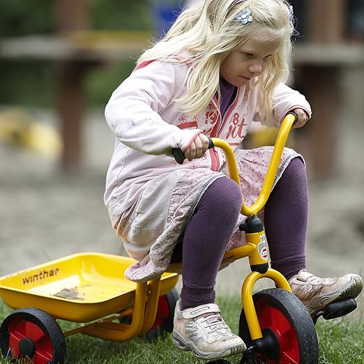 Winther WIN583 Tricycle with Tray Grade Kindergarten to 1, 10.83" Height, 17.91" Wide, 24.41" Length