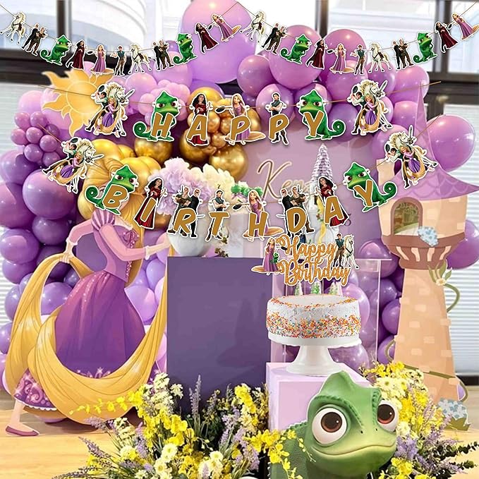 Seyal® Rapunzl Theme Birthday Party Supplies