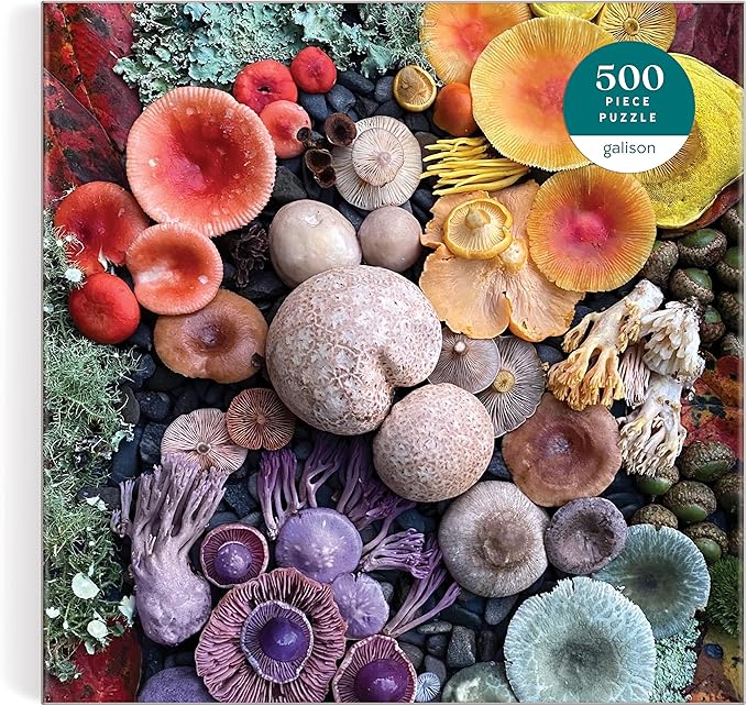 Galison, Shrooms in Bloom 500 Pieces Puzzle