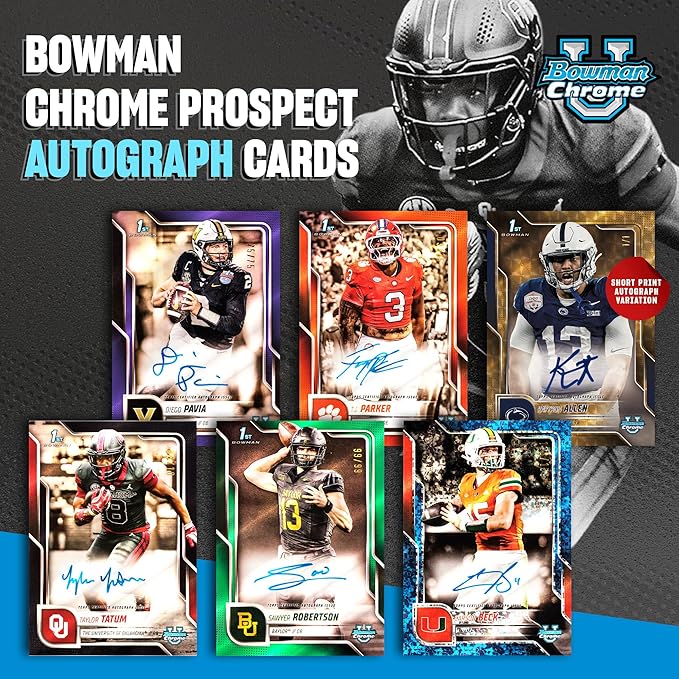 2025 Bowman University Chrome Football - Factory Sealed - Value Box