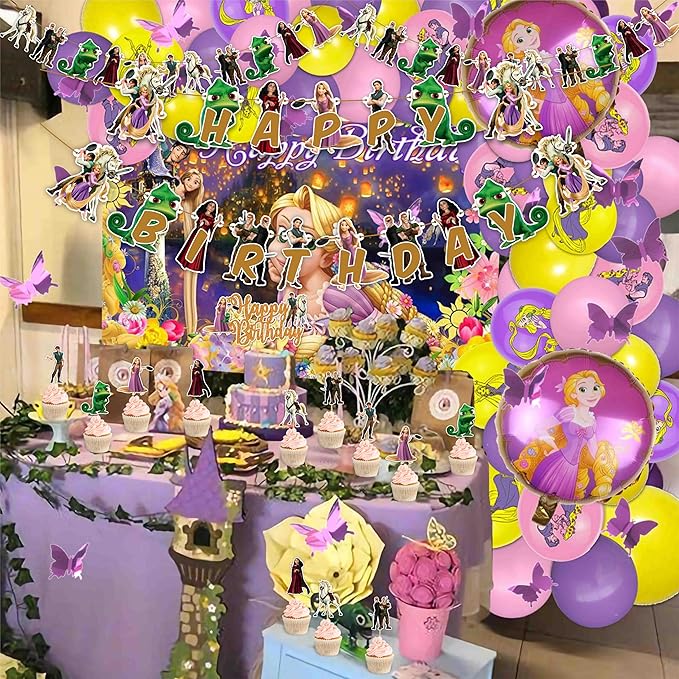 Seyal® Rapunzl Theme Birthday Party Supplies