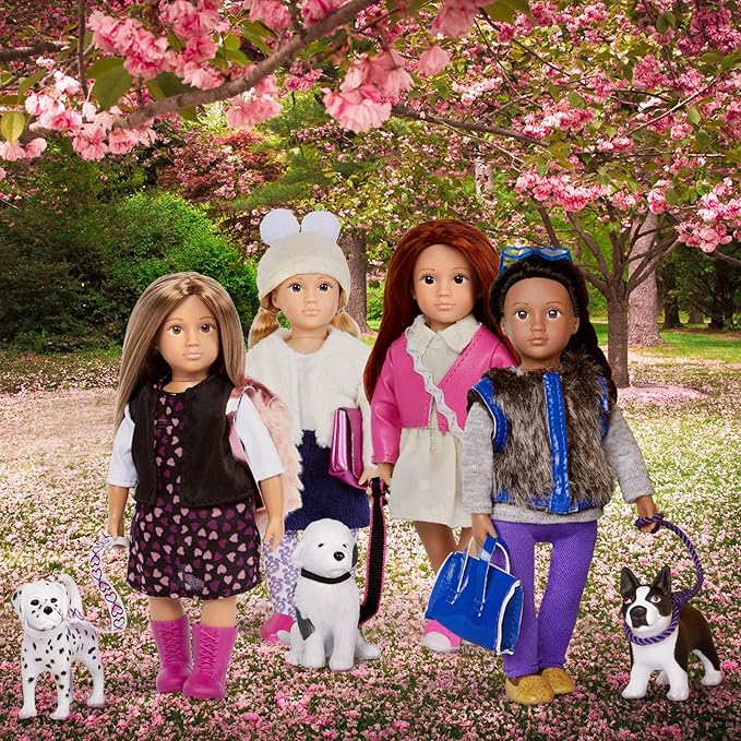 Lori – Mini Doll & Toy Dog – 6-Inch Doll & Puppy – Play Set with Outfit, Animal & Accessories – Playset for Kids – 3+ Years– Gia & Gunner