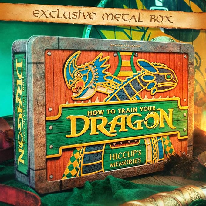 Doctor Collector: How To Train Your Dragon - Hiccup´s Memories - Ultimate Collector's Tin Box, Movie Props, Photos, Maps, Coins, Authentic Memorabilia