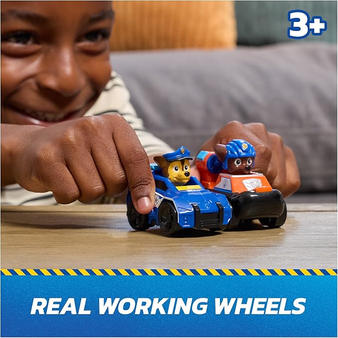 PAW Patrol Search & Rescue, Pup Squad Racers, 6-Pack of PAW Patrol Vehicles with Chase, Marshall, Skye, Rubble, Rocky, & Zuma, Kids Toys for Boys & Girls Ages 3 and Up