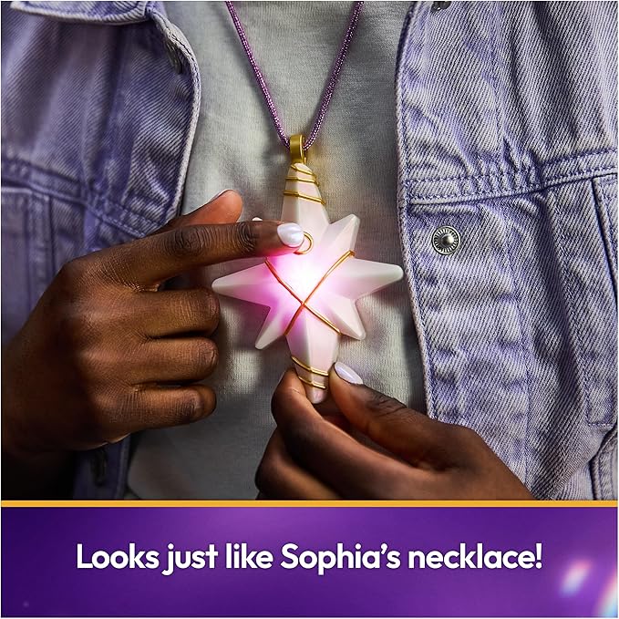 Unicorn Academy, Sophia’s Light Up Necklace & Glitter Ring, Easter Gifts Idea, Dolls & Unicorn Toys for Girls Pretend Play & Dress Up, Ages 4 and up