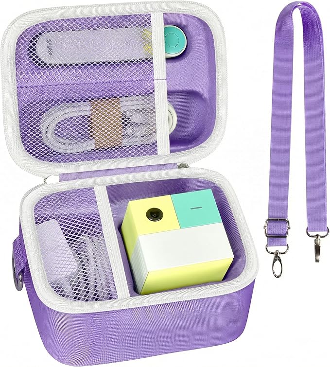 Againmore Case Compatible with Nex Playground Active Play System, Video Game Console Storage Holder Bag with Custom Slots for Device, HDMI Power Cord, Remote Control and Accessories-Purple(Box Only)