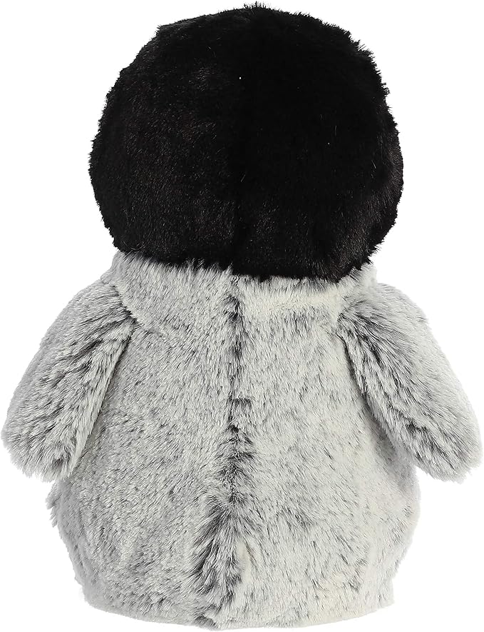 Aurora® Adorable Mini Flopsie™ Pippin Penguin™ Stuffed Animal - Mini Companions Ready for Playful Adventures - for Kids All Ages, Toddlers, Adults, and Families - Gray 6.5 Inches