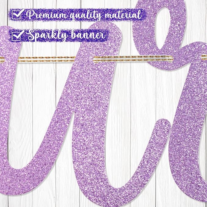 Go Shawty It's Your Birthday Banner, Hip Hop Birthday Party Decorations Supplies, Rap Theme Bday Bunting Sign, Pre-strung, Photo Props (Purple)