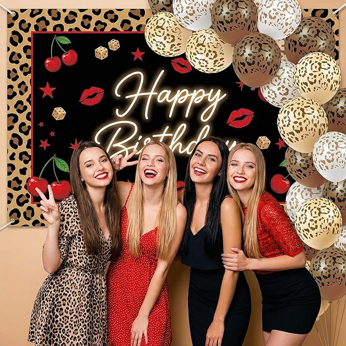 Gejoy 36 Pcs Cheetah Balloons Leopard Print Balloons 12 Inch Spots Latex Leopard Jungle Animal Decorations for Cheetah Zoo Theme Birthday Party Supplies (Brown)
