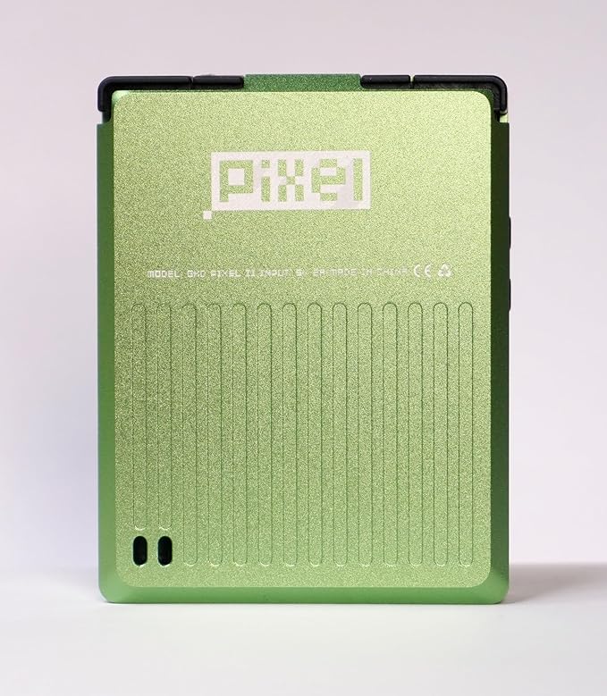 GKD Pixel 2 Console Metal Retro Game Player Portable Mini Pocket Handheld, Preinstalled with 64GB TF Card 1800mAh Battery 2.4-inch IPS Screen Aluminum Body Console Gaming Player (Green 64GB)