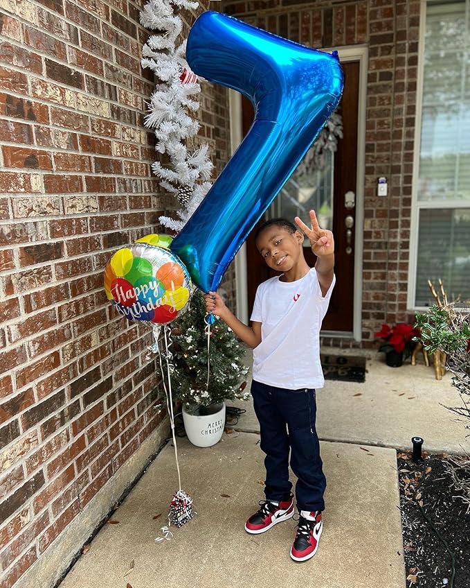 Navy Blue Number 70 Balloon 40 inch, 70 Number Balloons, 70th Navy Blue Birthday Decorations, 70 Year Old Women Men Blue Party Supplies