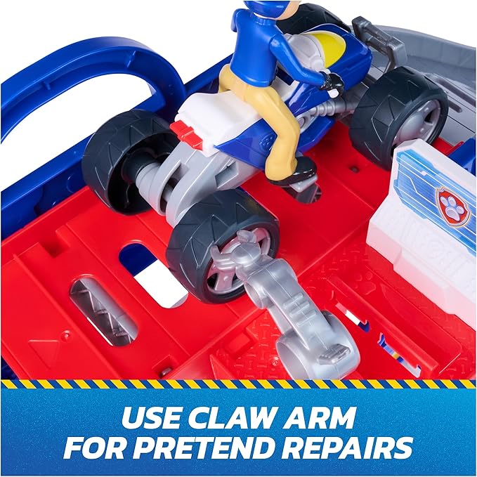 Paw Patrol Search & Rescue Lift 'N' Repair Playset with Exclusive Figure & Vehicle, Over 30+ Inch Long, Kids Toys for Boys and Girls Ages 3 and Up