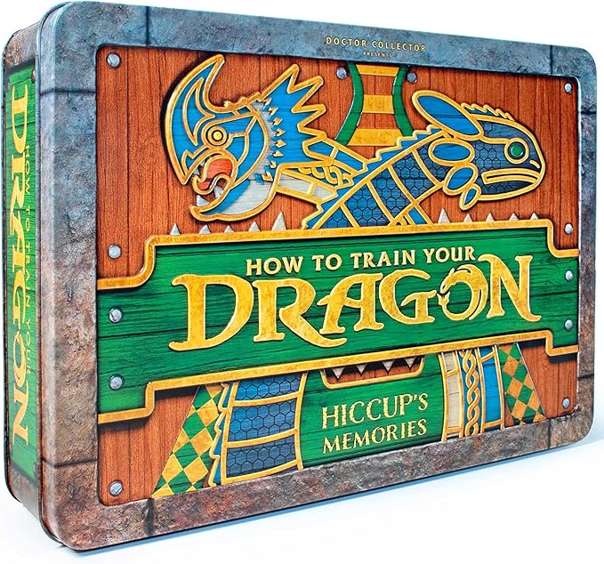 Doctor Collector: How To Train Your Dragon - Hiccup´s Memories - Ultimate Collector's Tin Box, Movie Props, Photos, Maps, Coins, Authentic Memorabilia