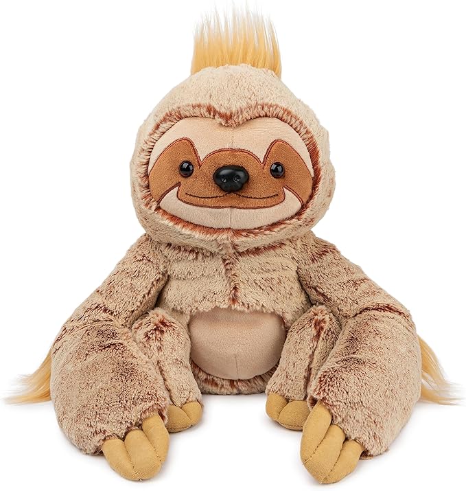 GUND Augie Sloth Plush, Premium Stuffed Animal for Ages 1 and Up, Tan/Copper, 15”