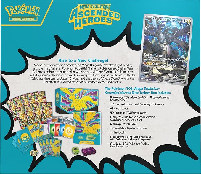 Pokémon TCG: Mega Evolution—Ascended Heroes Elite Trainer Box