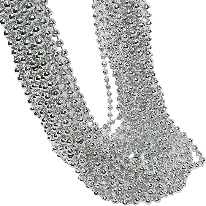 LUV HER Beaded Necklaces 24-Pack – Party Accessories for Girls & Women – Festive Dress-Up & Pretend Play