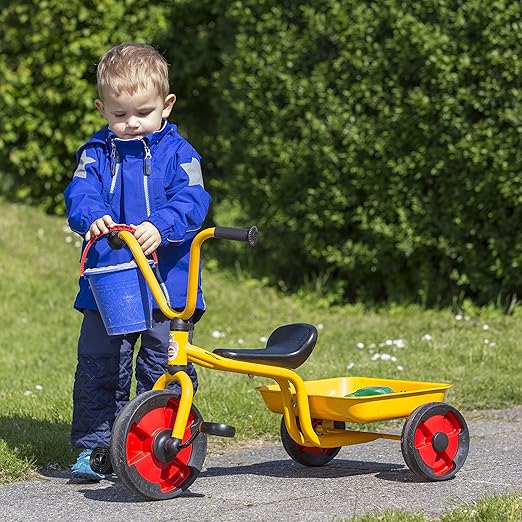 Winther WIN583 Tricycle with Tray Grade Kindergarten to 1, 10.83" Height, 17.91" Wide, 24.41" Length