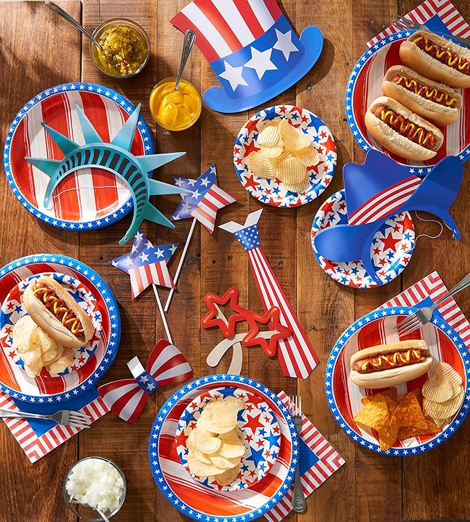 American Greetings Memorial Day Party Supplies, Paper Napkins (50-Count)