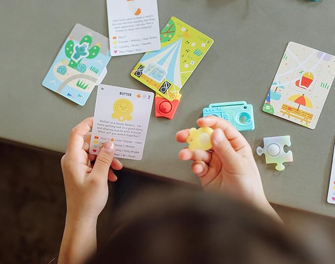 Buffalo Games Pop It Pets - Season 2 - The Ultimate Sensory Fidget Toy - Popping Bubbles and Adorable Characters - Collector map with Cards and Stickers from Buffalo Games