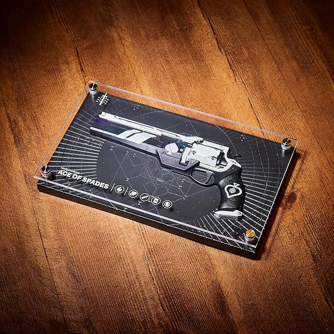 Numskull Ace of Spades Exotic Weapon Figure 12x6 (30x17cm) Limited Edition Collectible Replica Statue - Official Destiny Merchandise - FPS Sci-Fi Action Video Game Figurine