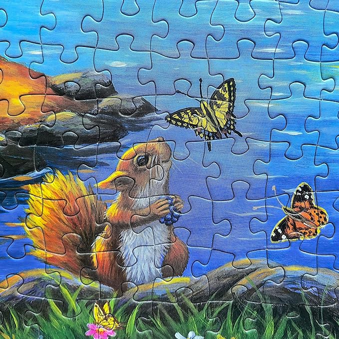 Artist Bridget Voth - 500 piece Puzzles for Adults Clearance - Jigsaw Puzzles - Lakeside Evening